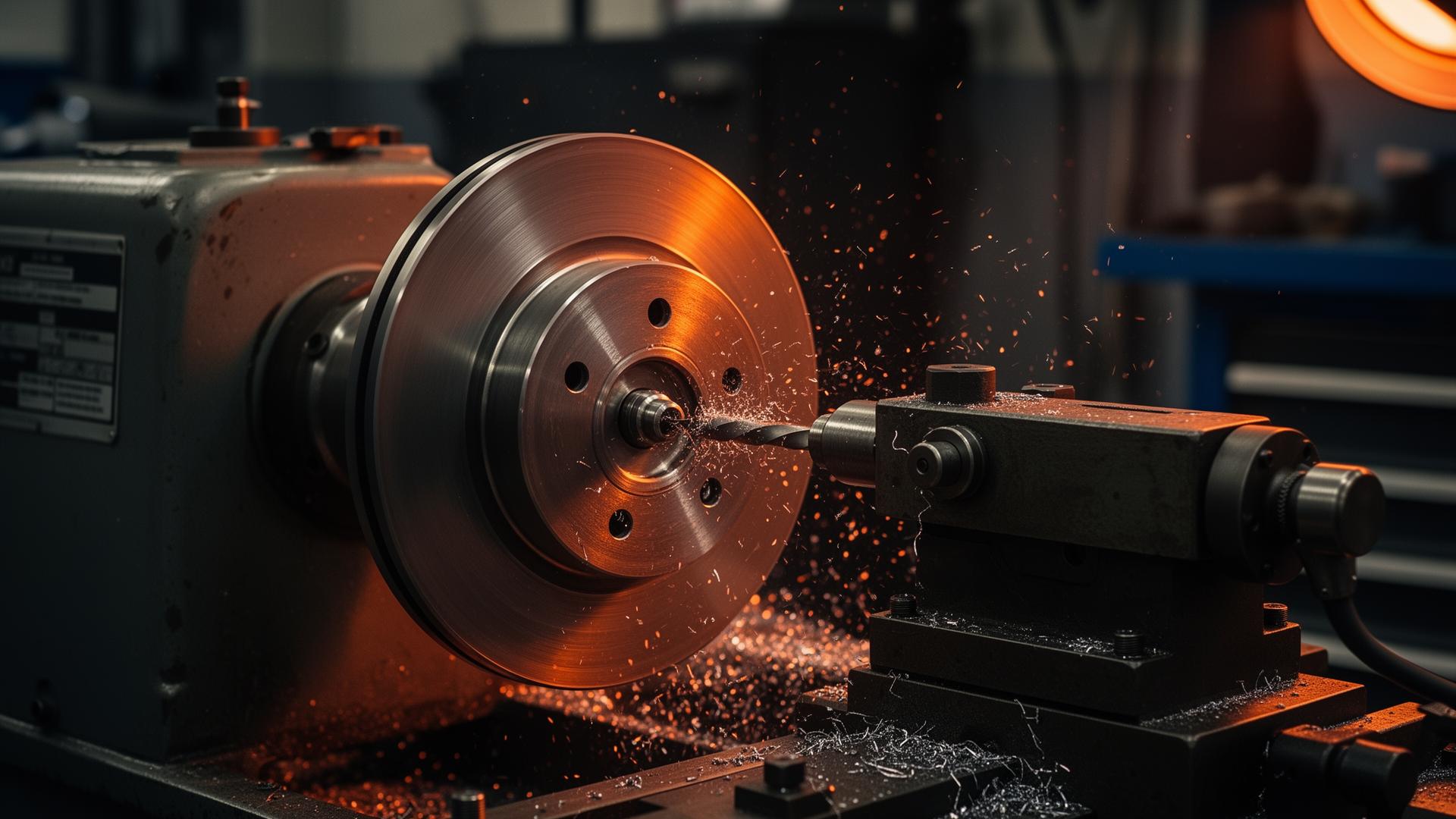 Brake disc and drum machining
